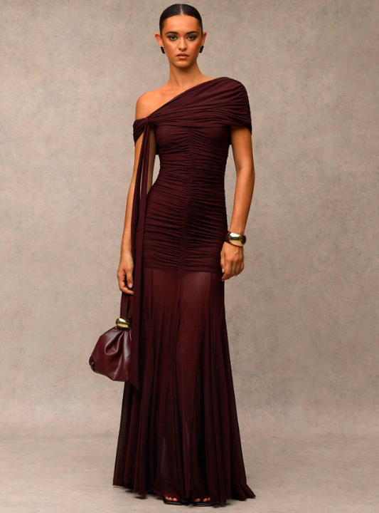 Margot Maxi Dress - Red Violette