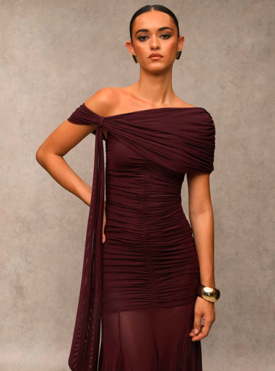 Margot Maxi Dress - Red Violette
