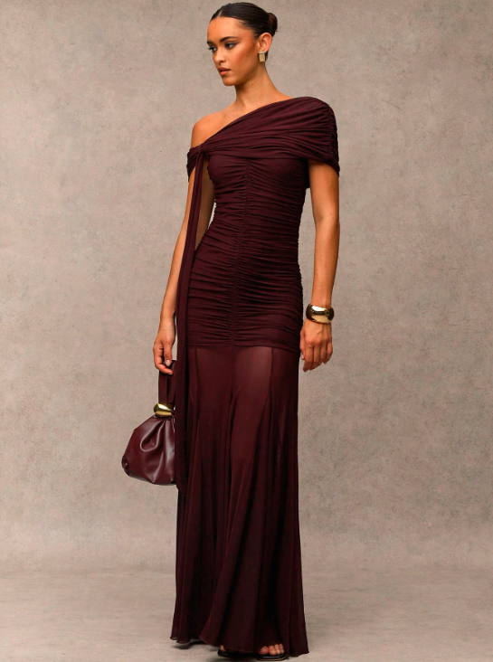 Margot Maxi Dress - Red Violette