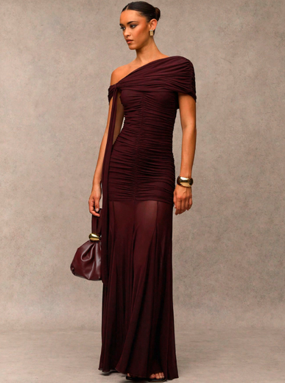 Margot Maxi Dress - Red Violette