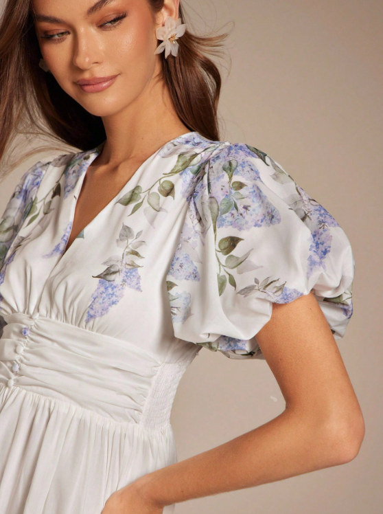 CLARISSA FLORAL MAXI DRESS