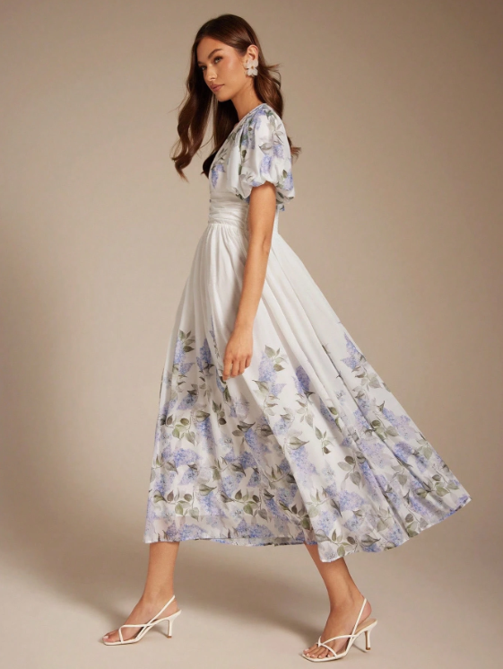 CLARISSA FLORAL MAXI DRESS