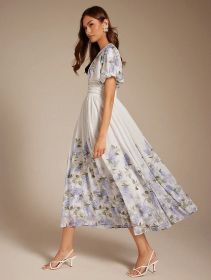 CLARISSA FLORAL MAXI DRESS