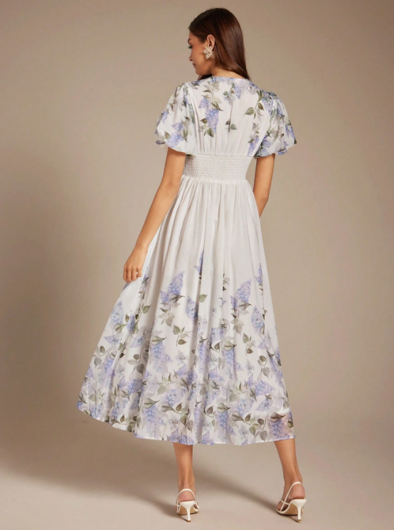 CLARISSA FLORAL MAXI DRESS