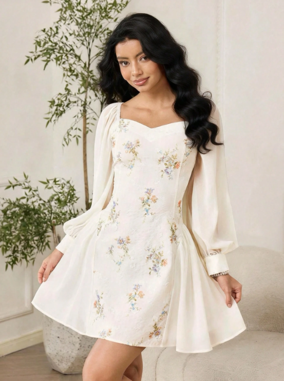 Sandria Floral Mini Dress