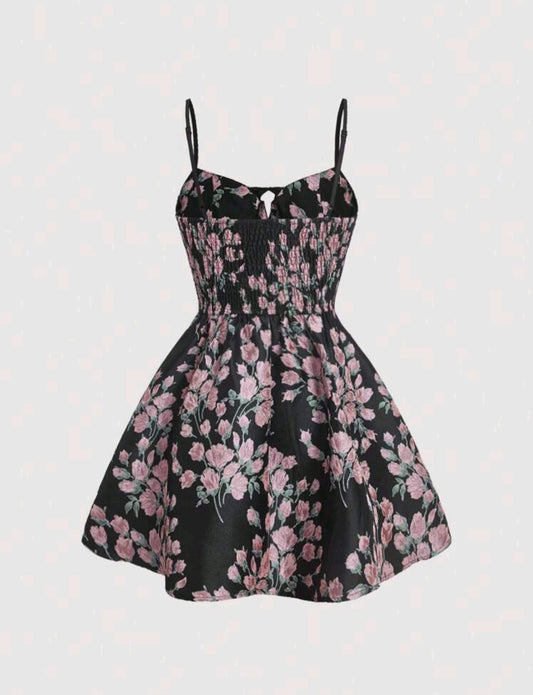 Chesire Floral Shirred Back Cami Dress