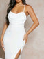 Aurora Split Thigh Dress - White