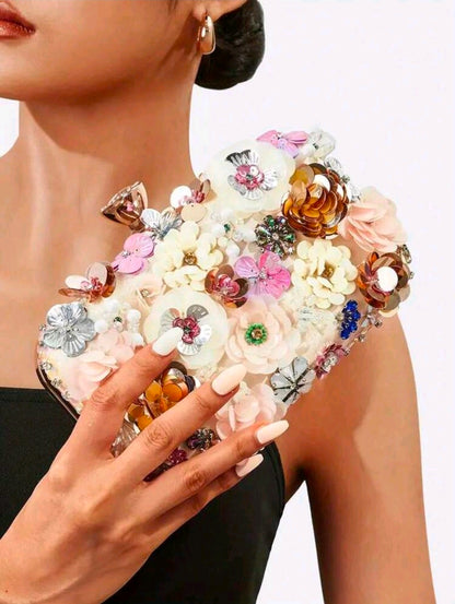 Bennet Flower Clutch