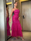 Ruched Mesh Overlay Mermaid Hem Cami Dress