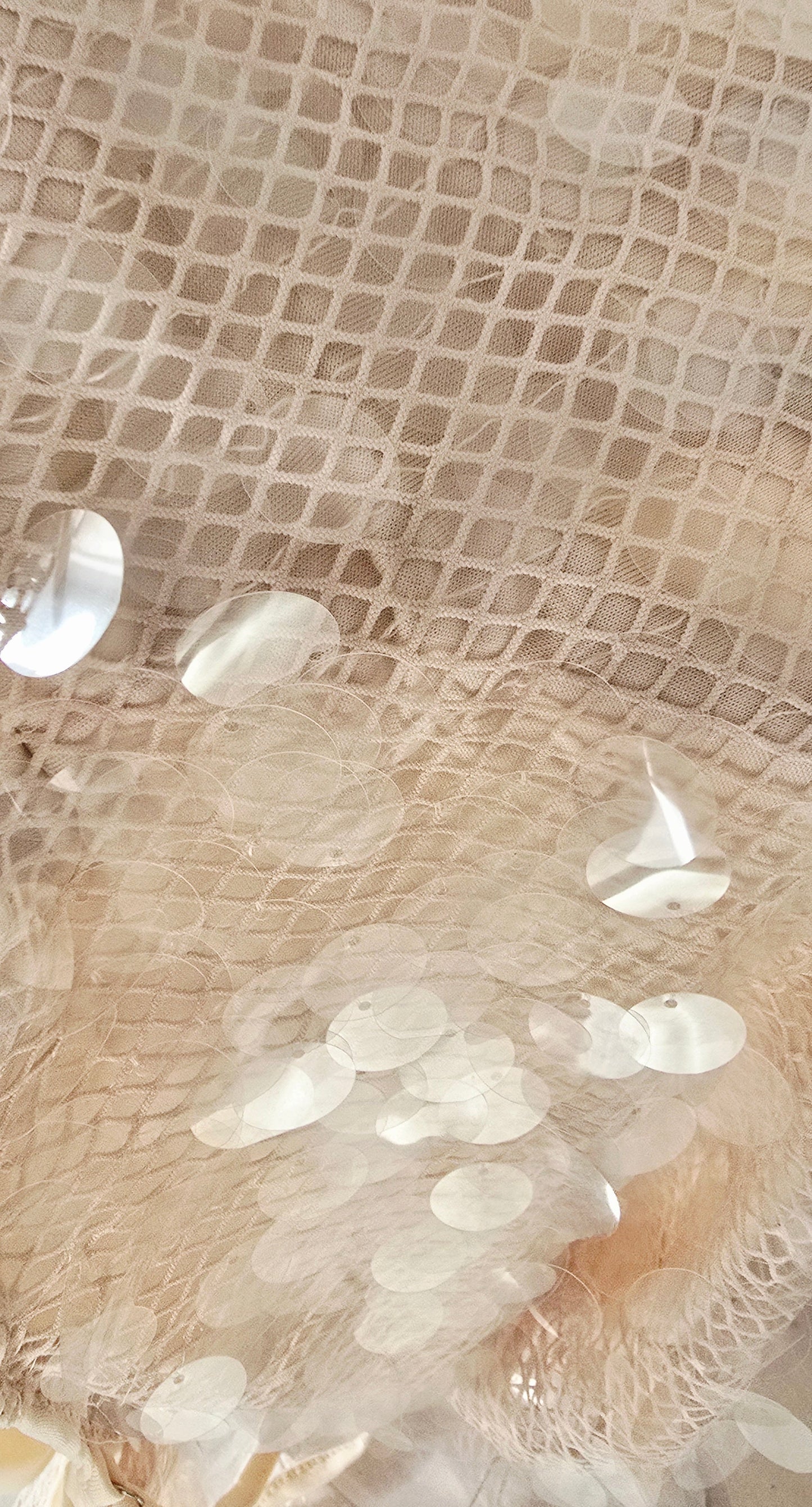 SHEENA SEQUIN DRESS-Apricot