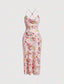 Sophia Split Thigh Dress - Floral