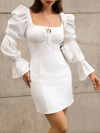 Piper Flounce Sleeve Mini Dress
