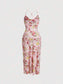 Sophia Split Thigh Dress - Floral
