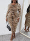 Simone Leopard Maxi Dress