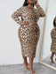 Simone Leopard Maxi Dress