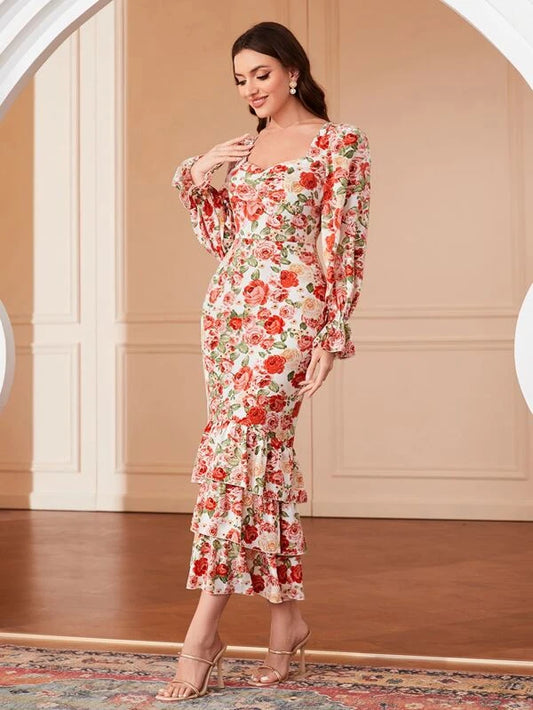 Melody Sweetheart Maxi Dress - Floral