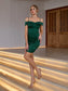 Fiona Mini Satin Dress - Green