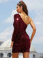 Opal One Shoulder Cut Out Mini Dress