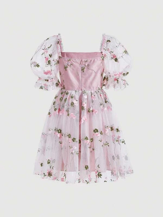 Alice Floral Embroidery Dress